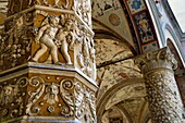 Italy, Tuscany, Florence, listed as World Heritage by UNESCO, the Palazzo Vecchio, Michelozzo's court