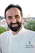 Italy, Tuscany, Florence, listed as World Heritage by UNESCO, Palazzo Della Gherardesca, 5 star palace Four Seasons Hotel Firenze, Michelin-starred chef Vito Mollica