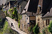 Frankreich, Dordogne, Beynac et Cazenac, mittelalterliches Dorf