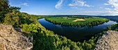 France, Dordogne, meander of Tremolat on the Dordogne river