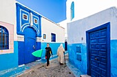 Morocco, Rabat, listed as World Heritage by UNESCO, Udayas kasbah (kasbah des Oudaïas)