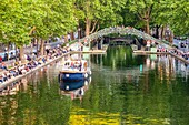 Frankreich, Paris, der Canal Saint Martin