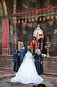 Armenia, Armavir region, Etchmiadzin, religious complex of Etchmiadzin listed as World Heritage by UNESCO, Saint Gayane church built in the 7th century