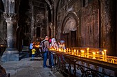 Armenia, Kotayk region, Geghard, Geghard medieval monastery listed as World Heritage by UNESCO