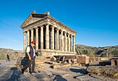 Armenien, Region Kotayk, Garni, Festung von Garni, heidnischer Tempel aus dem ersten Jahrhundert, einzigartiges Denkmal aus der hellenistischen Periode in Armenien