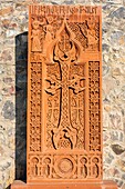 Armenien, Ararat-Gebiet, Kloster Khor Virap, Khatchkar (Gedenkstele)