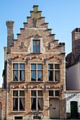 Belgium, Western Flanders, Bruges, historical centre listed as World Heritage by UNESCO, brick facades with stepped gables of the 17th century