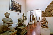 Kambodscha, Phnom Penh, Nationalmuseum im klassischen Khmer-Stil, erbaut von Franzosen in 1917