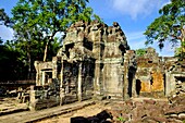 Kambodscha, Angkor auf der Welterbeliste der UNESCO, Preah Khan von Angkor, erbaut 1191 von König Jayavarman VII