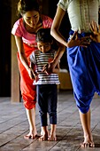 Cambodia, Phnom Penh, classic khmer dance, on the immaterial heritage list of UNESCO, NGO school Apsara Art Association, dancers