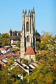 Switzerland, Canton of Fribourg, Fribourg, San Nicolas Cathedral