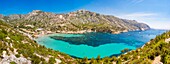 Frankreich, Bouches du Rhone, Nationalpark der Calanques, Marseille, die Calanque von Sormiou