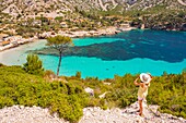 Frankreich, Bouches du Rhone, Nationalpark der Calanques, Marseille, die Calanque von Sormiou