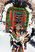 Mexico, Chiapas state, San Cristobal de las Casas, dancer in Maya costume