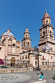 Mexico, Michoacan state, Morelia, Historic Centre of Morelia listed as World Heritage by UNESCO, the cathedral