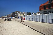 France, Somme, Le Crotoy, the beach in Baie de Somme