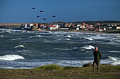 France, Pas de Calais, Ambleteuse, Fort Mahon, built under Louis XIV, is a historical monument