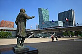 Frankreich, Nord, Lille, Stadtteil Euralille, Esplanade François Mitterrand