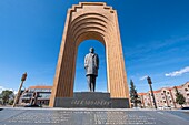 Armenia, Shirak region, Gyumri, historic district or Kumayri, Charles Aznavour Square