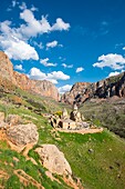 Armenia, Vayots Dzor region, surroundings of Yeghegnadzor, Amaghou valley, Noravank monastery