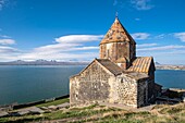 Armenia, Gegharkunik region, Sevan, Sevanavank monastery on the banks of Sevan lake