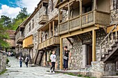 Armenia, Tavush region, Dilijan, thermal and spa resort nestled in a mountainous and wooded area, preservation of traditional housing in the old town