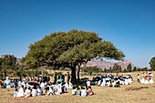 Ethiopia, Tigray regional state, Gheralta range, Timkat festival january 19, 2019