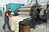 Portugal, center region, Manteigas town, Burel wool factory