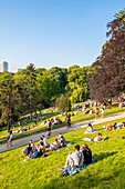 France, Paris, the park of Buttes de Chaumont