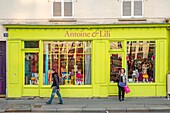 France, Paris, the Canal Saint Martin, the Antoine and Lili shop