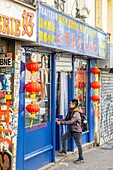 France, Paris, Belleville Street, Chinatown