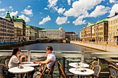 Sweden, Vastra Gotaland, Goteborg (Gothenburg), Hamm-Kanalen canal