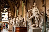 Ireland, Dublin, St. Patrick's Cathedral, statues of famous people