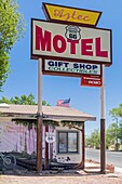 Vereinigte Staaten, Arizona, Route 66, Seligman, historisches Aztec Motel