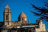 Italien, Sizilien, Erice, befestigte mittelalterliche Stadt oberhalb von Trapani, Kirche San Giuliano