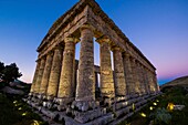 Italy, Sicily, Segeste, greek temple, of doric style, dating 5th century B.C.