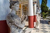 Greece, Ionian Islands, Corfu, Achilleion, neoclassical palace of the Empress Elisabeth of Austria, the famous Sissi