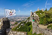 Portugal, Sintra, Das Schloss der Mauren (Castelo dos Mouros)