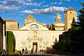 Spain, Catalonia, Tarragona Province, Conca de Barbera comarca, Vimbodi, La ruta del Cister, Monastery Santa Maria de Poblet, listed as World Heritage by UNESCO