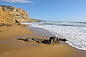 Greece, Crete, Matala, Red Beach beach