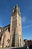 Belgium, West Flanders, Bruges, historical center listed as a UNESCO World Heritage, Saint Salvator Cathedral (Sint Salvatorskathedraal) built in the 10th century which is the oldest parish church in Bruges