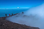 Italy, Sicily, Etna Volcano, ascent of the south crater