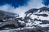 Italy, Sicily, Etna Volcano, ascent of the south crater