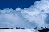 Italy, Sicily, Etna Volcano, ascent of the south crater