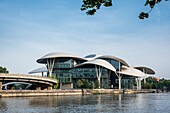 Georgia, Tbilisi, the Public Service Hall on the banks of Koura river