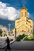 Georgia, Tbilisi, Avlabari district, Holy Trinity Cathedral (or Tsminda Sameba)