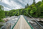 Kanada, Québec, Beaupre, die Mestachibo-Tour durch die Schlucht des Saint-Anne-Flusses