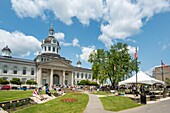 Kanada, Ontario, Kingston entlang des Sankt-Lorenz-Stroms, des Rideau-Kanals und des Ontariosees, Rathaus von Kingston