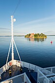 Vereinigte Staaten, Staat New York, Chippewa Bay, die Insel und das Schloss der Familie Singer auf dem St. Lawrence River in den Thousand Islands