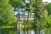 Canada, Ontario, the Thousand Islands region on the St. Lawrence River, between Canada and the USA